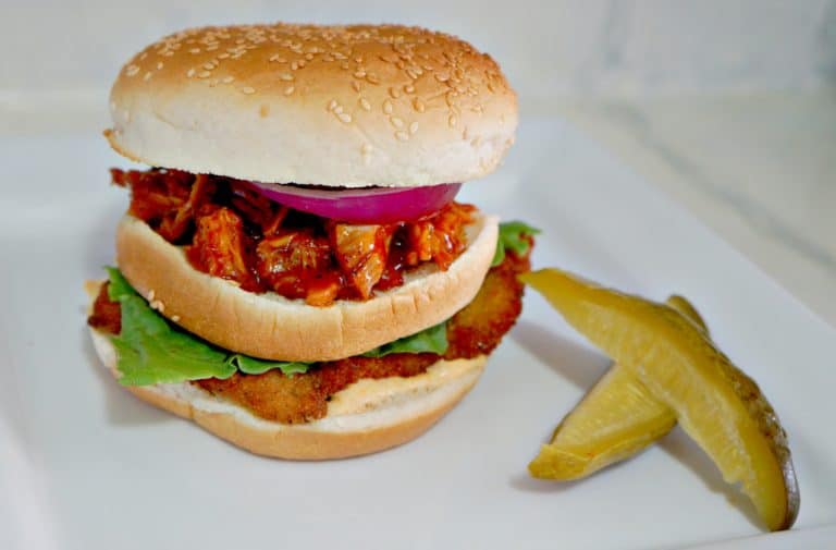 Ultimate Pulled Pork Schnitzel Sandwich