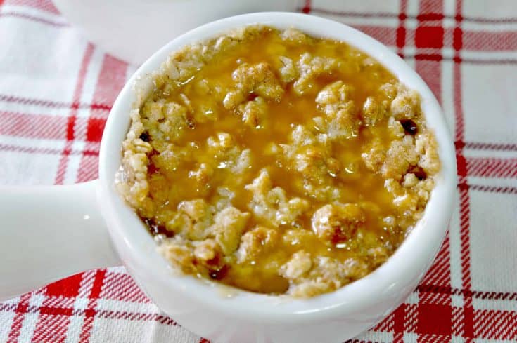 4 Ingredient Apple Crumbles