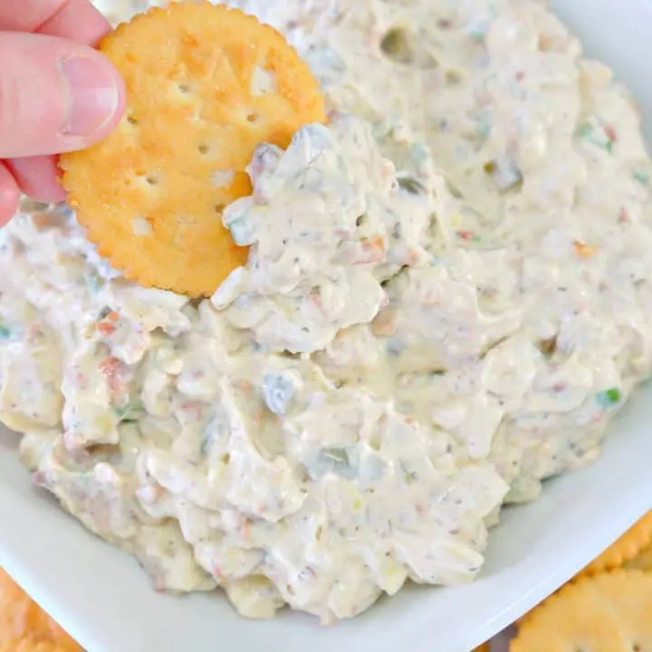 Bacon Onion Dip for crackers