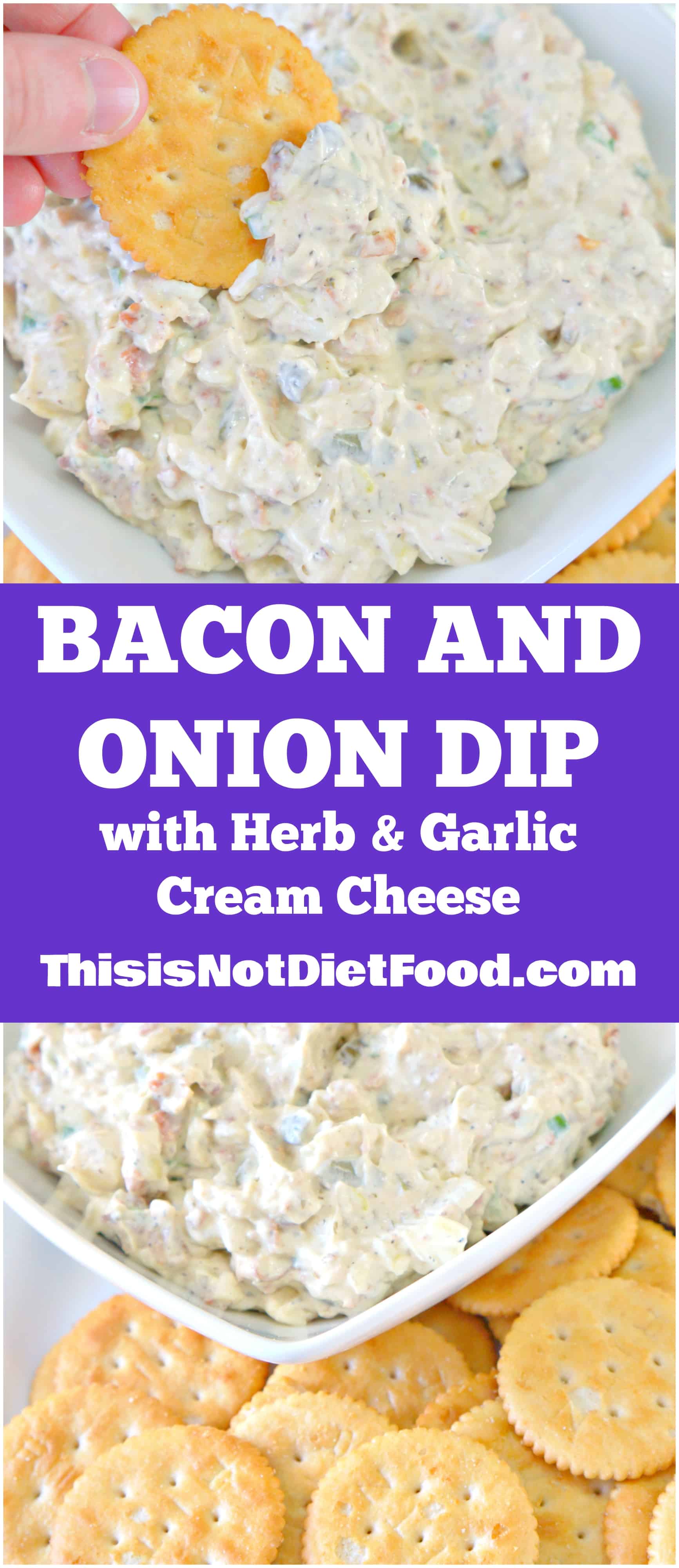 Bacon and Onion Dip THIS IS NOT DIET FOOD