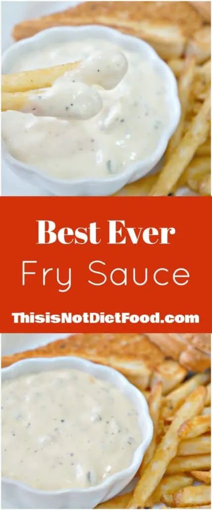 Best Ever Fry Sauce. Tasty sauce for dipping your French fries with coleslaw dressing and horseradish.