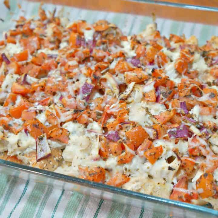 Chicken Bruschetta Casserole