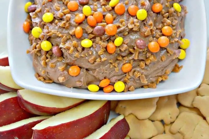 Chocolate Peanut Butter Cheesecake Dip