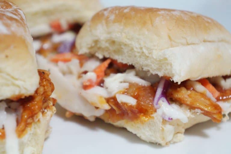 Sweet Chili BBQ Chicken Sliders