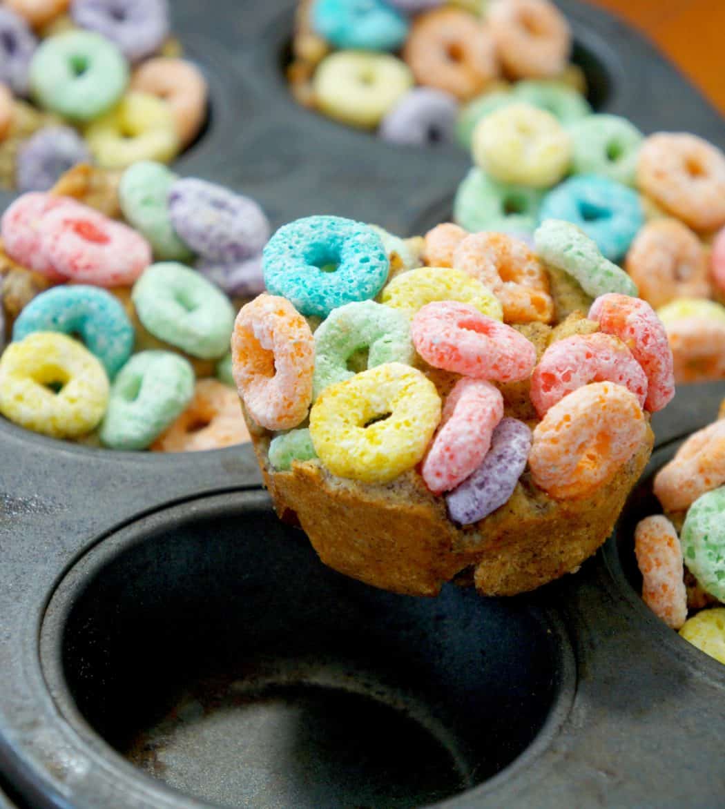 Muffin Tin Fruit Loop French Toast THIS IS NOT DIET FOOD