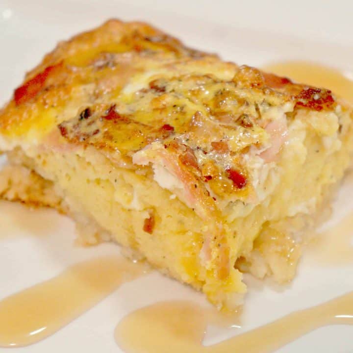 Maple Pancake Breakfast Casserole