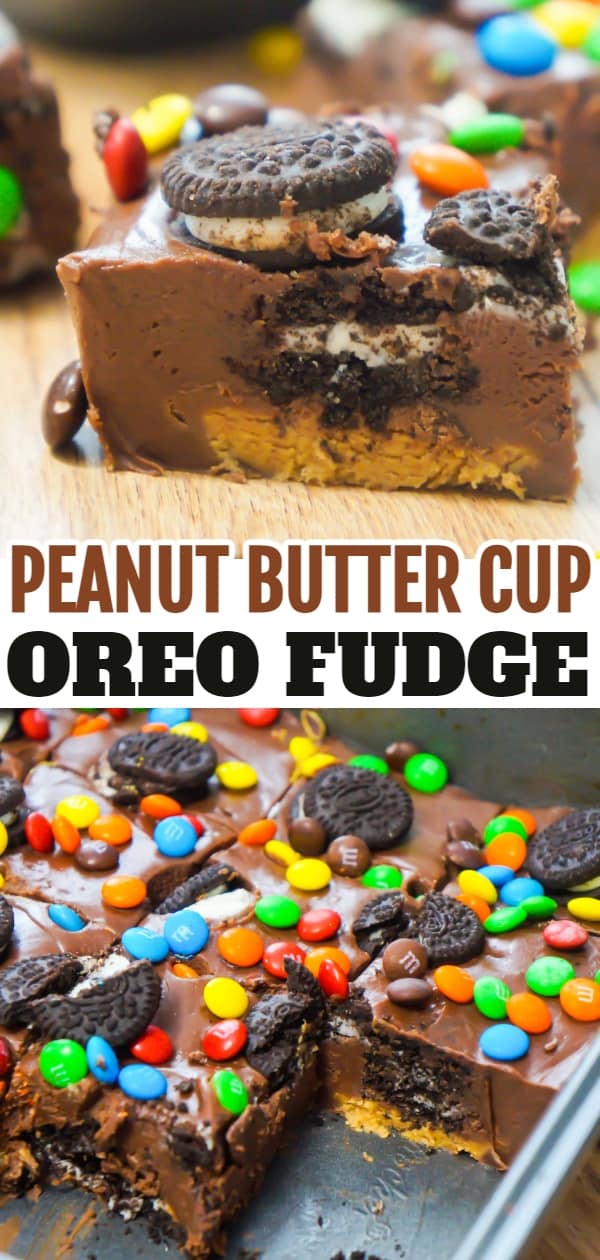 Peanut Butter Cup Oreo Fudge is an easy dessert recipe for peanut butter lovers. This fudge can be made in just five minutes with a microwave.