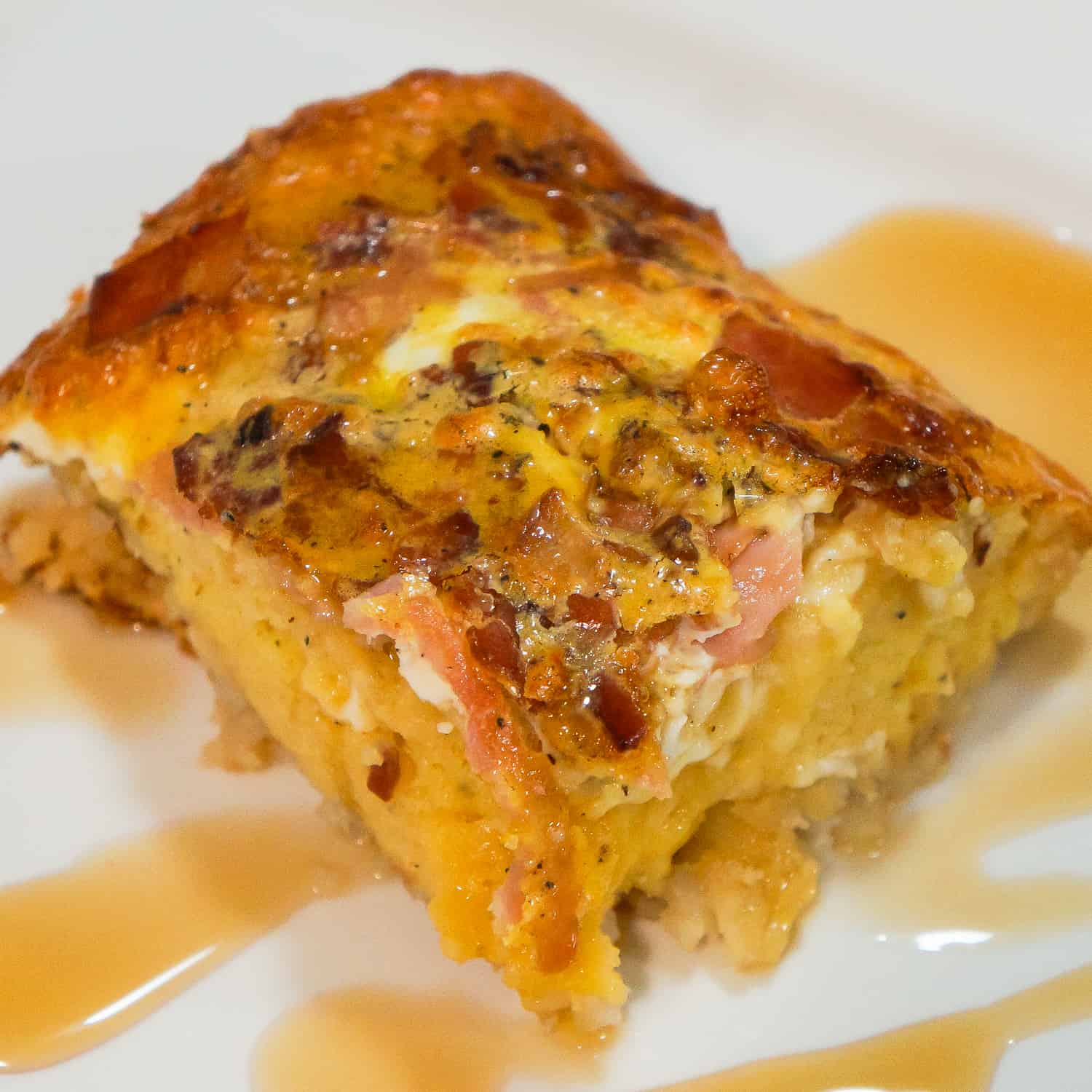 Maple Pancake Breakfast Casserole