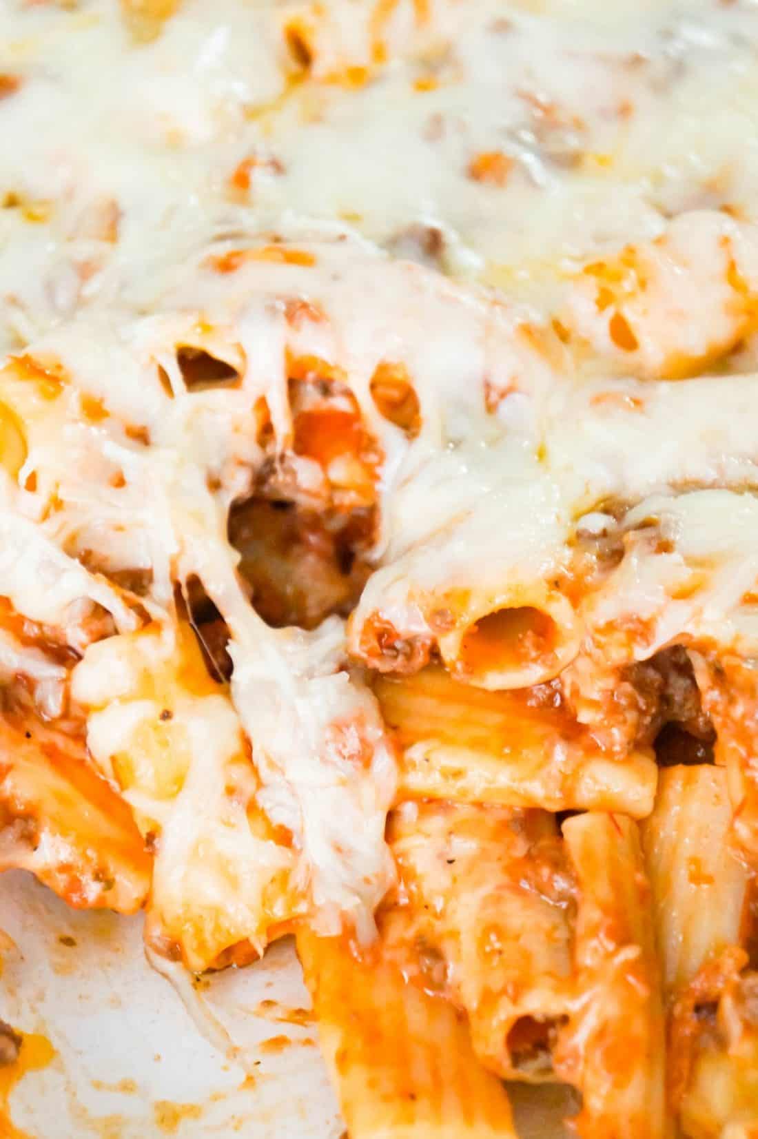 Baked Rigatoni Bolognese THIS IS NOT DIET FOOD