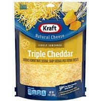 Kraft Cheese, Finely Shredded Triple Cheddar, 8 oz