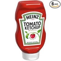 Heinz Tomato Ketchup, 20 ounce Easy Squeeze Bottle(Pack of 6)
