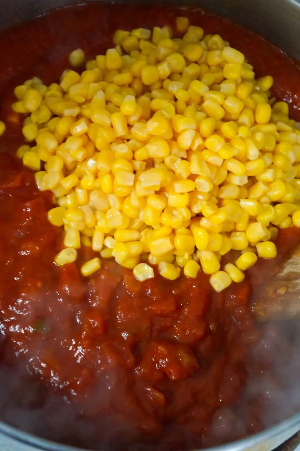 corn and salsa