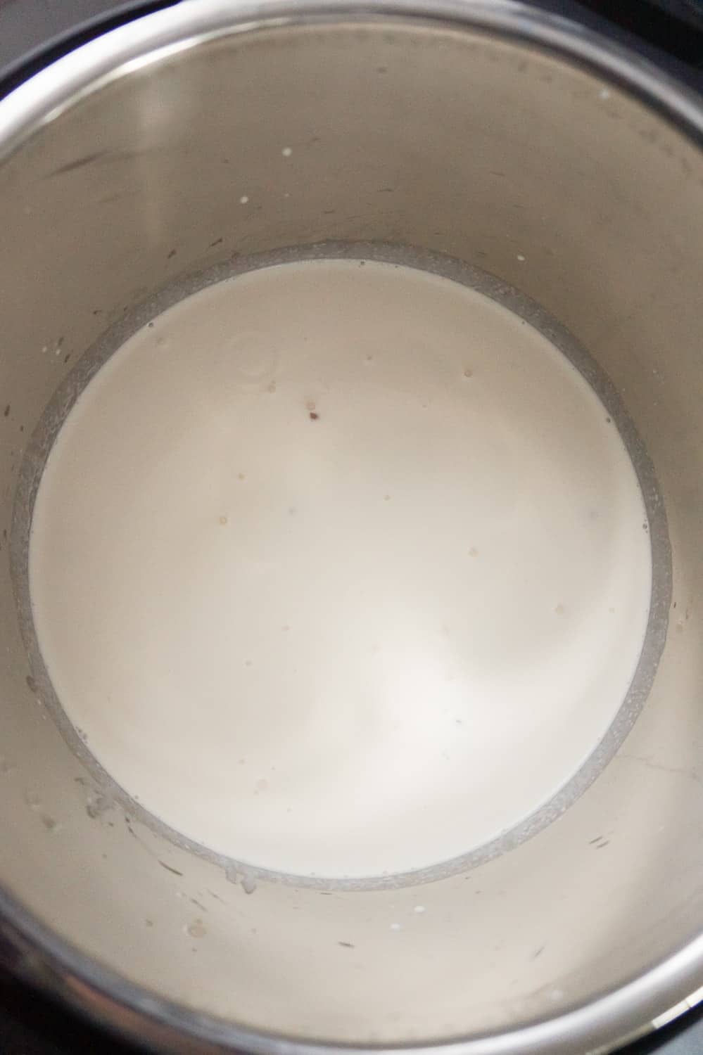 heavy cream in an Instant Pot