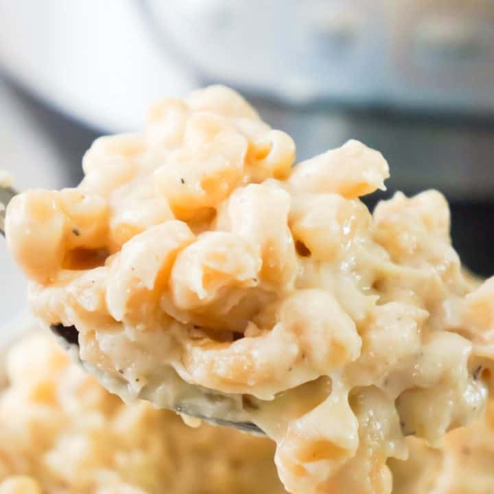 Instant Pot Mac and Cheese is a delicious cheesy pasta recipe that is super easy to make. This homemade mac and cheese is loaded with Gouda and Mozzarella.