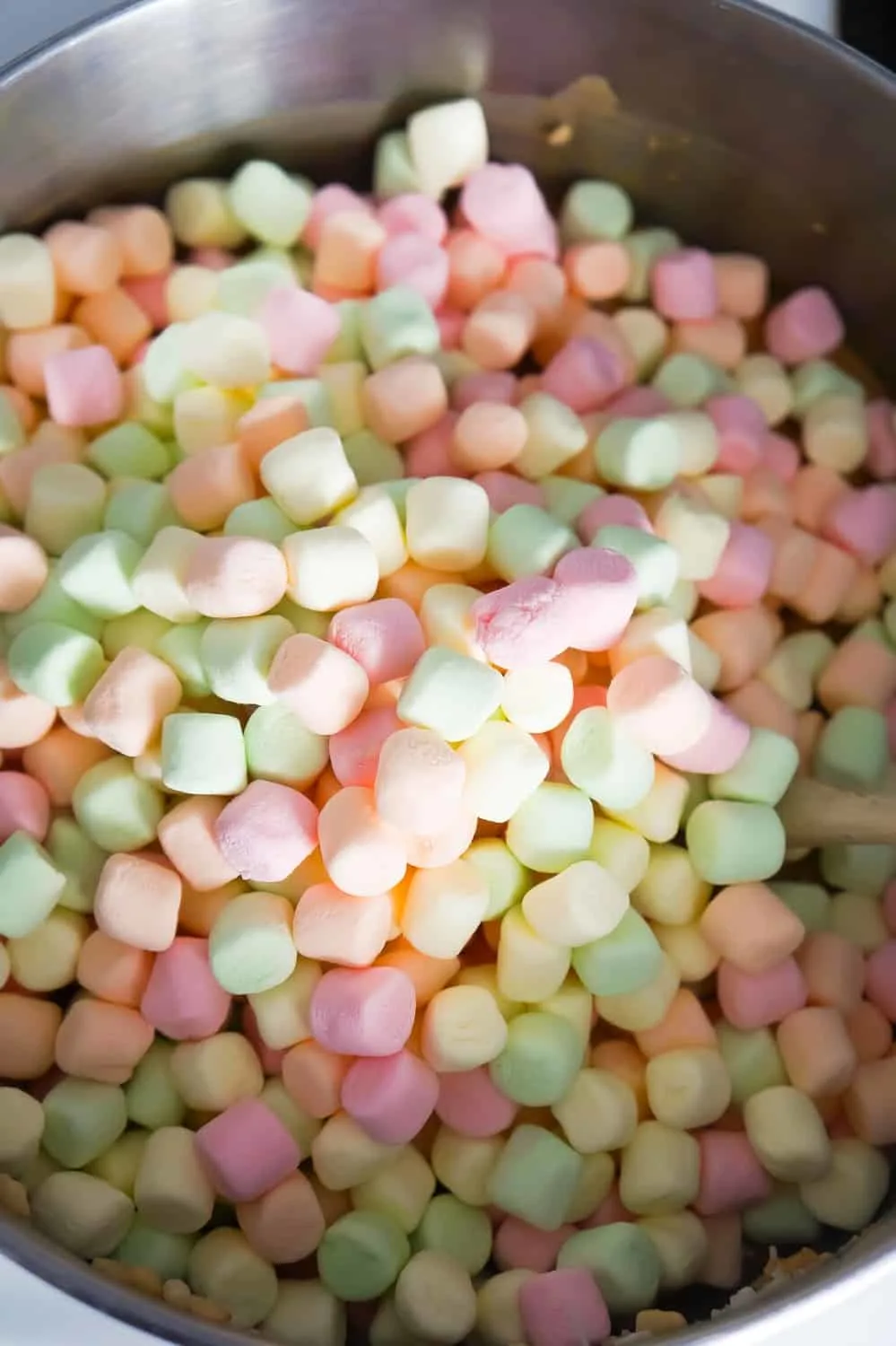 colourful mini marshmallows