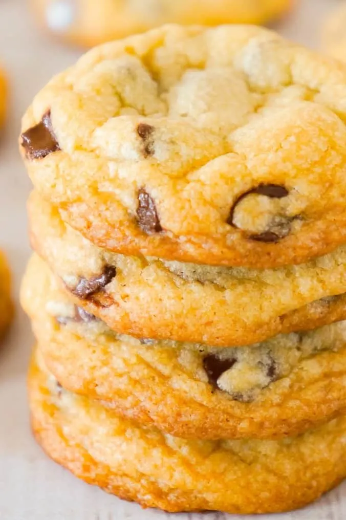 Chocolate Chip Cookies with Crisco is an easy homemade chocolate chip cookie recipe using golden Crisco and loaded with semi-sweet chocolate chips.