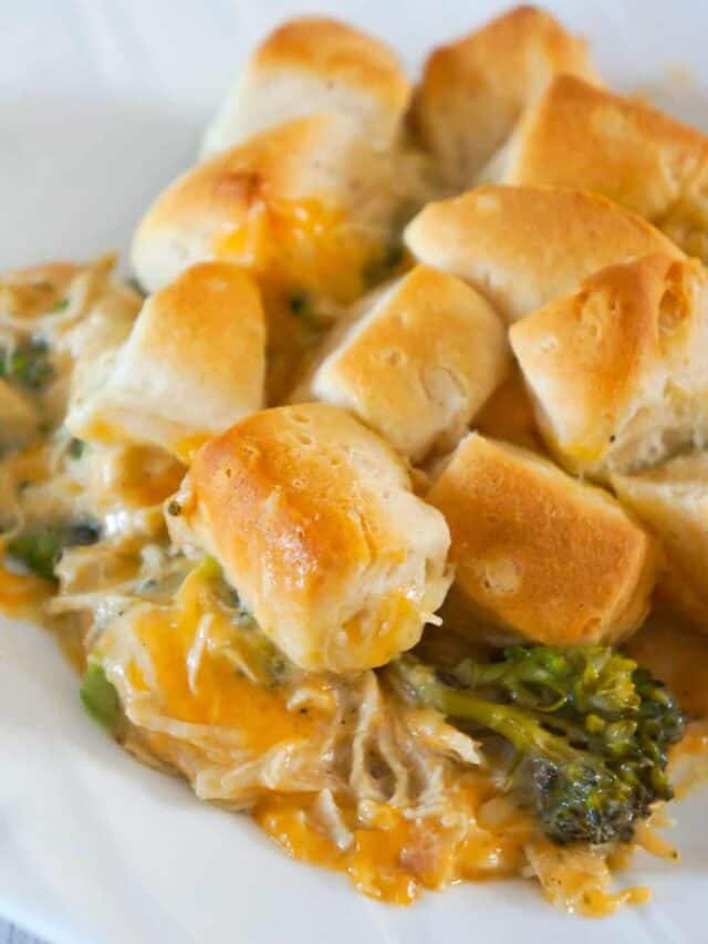 Chicken Broccoli Casserole with Biscuits Recipe THIS IS NOT DIET FOOD