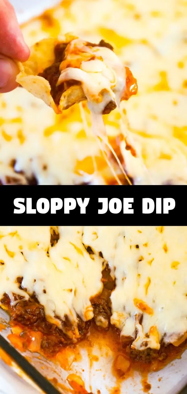 Sloppy Joe Dip is a delicious party dip recipe loaded with ground beef and dripping with melted cheese. This dip, with all the flavours of the classic sloppy joe, is perfect for dipping chips and crackers.
