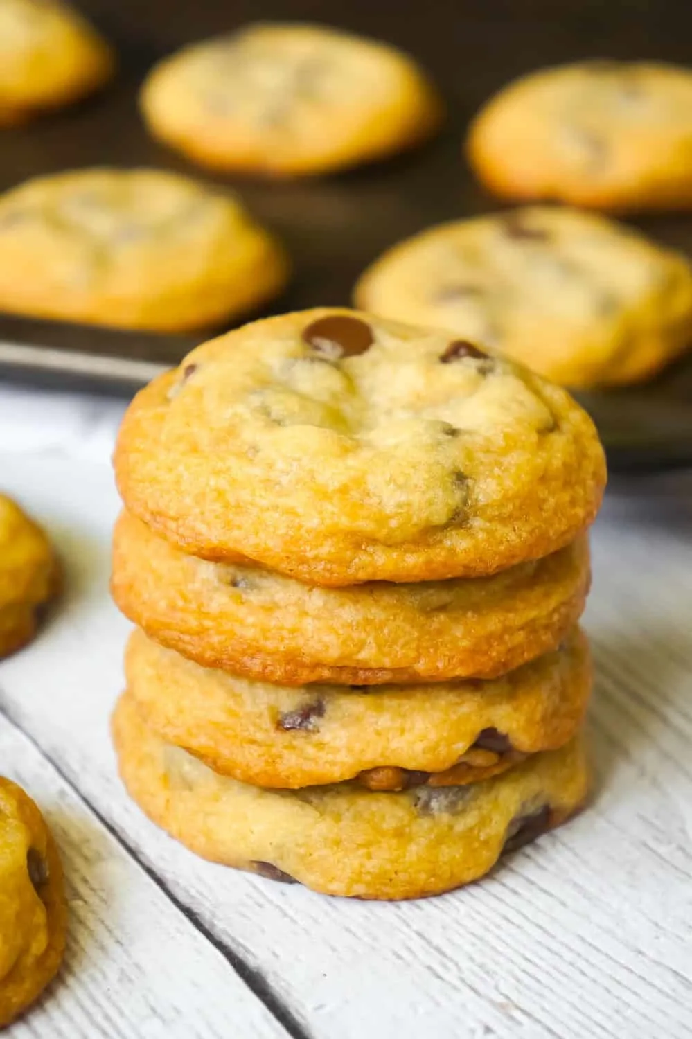 Homemade Chocolate Chips Cookies are a classic dessert everyone loves. These easy chocolate chip cookies from scratch are soft and chewy.