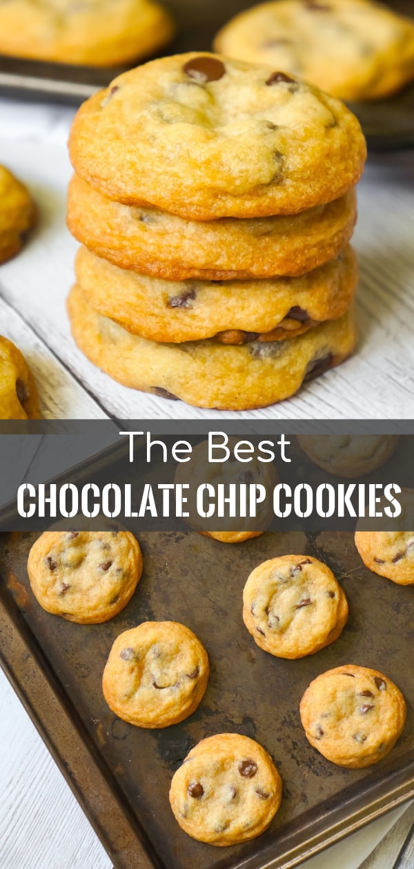 Homemade Chocolate Chips Cookies are a classic dessert everyone loves. These easy chocolate chip cookies from scratch are soft and chewy.