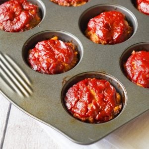 Meatloaf Muffins are a fun alternative to classic meatloaf. These tasty mini meatloaves are made with Lipton Onion Soup Mix and crushed Ritz Crackers.