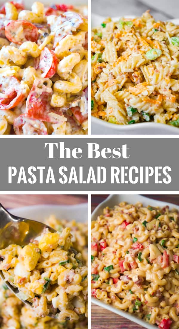 Pasta Salad Recipes | Summer Side Dish | Potluck Recipe | Macaroni Salad | Italian Pasta Salad | Pasta Salad with Bacon | Cheddar Ranch Pasta Salad