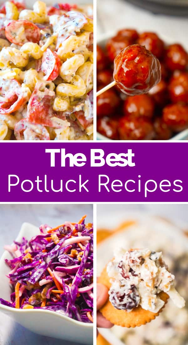 Potluck Recipes | Party Food Ideas | Pasta Salad Recipes | Party Dip Recipes | Cold Side Dish Recipes | Cold Dip Recipes | Potluck Recipes for Summer