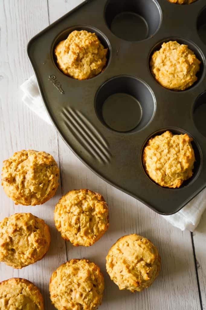 Pumpkin Spice Peanut Butter Oatmeal Muffins THIS IS NOT DIET FOOD