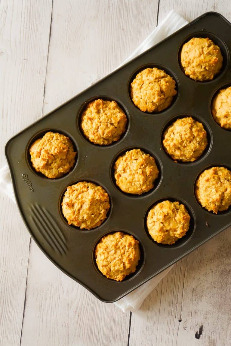 Pumpkin Spice Peanut Butter Oatmeal Muffins THIS IS NOT DIET FOOD