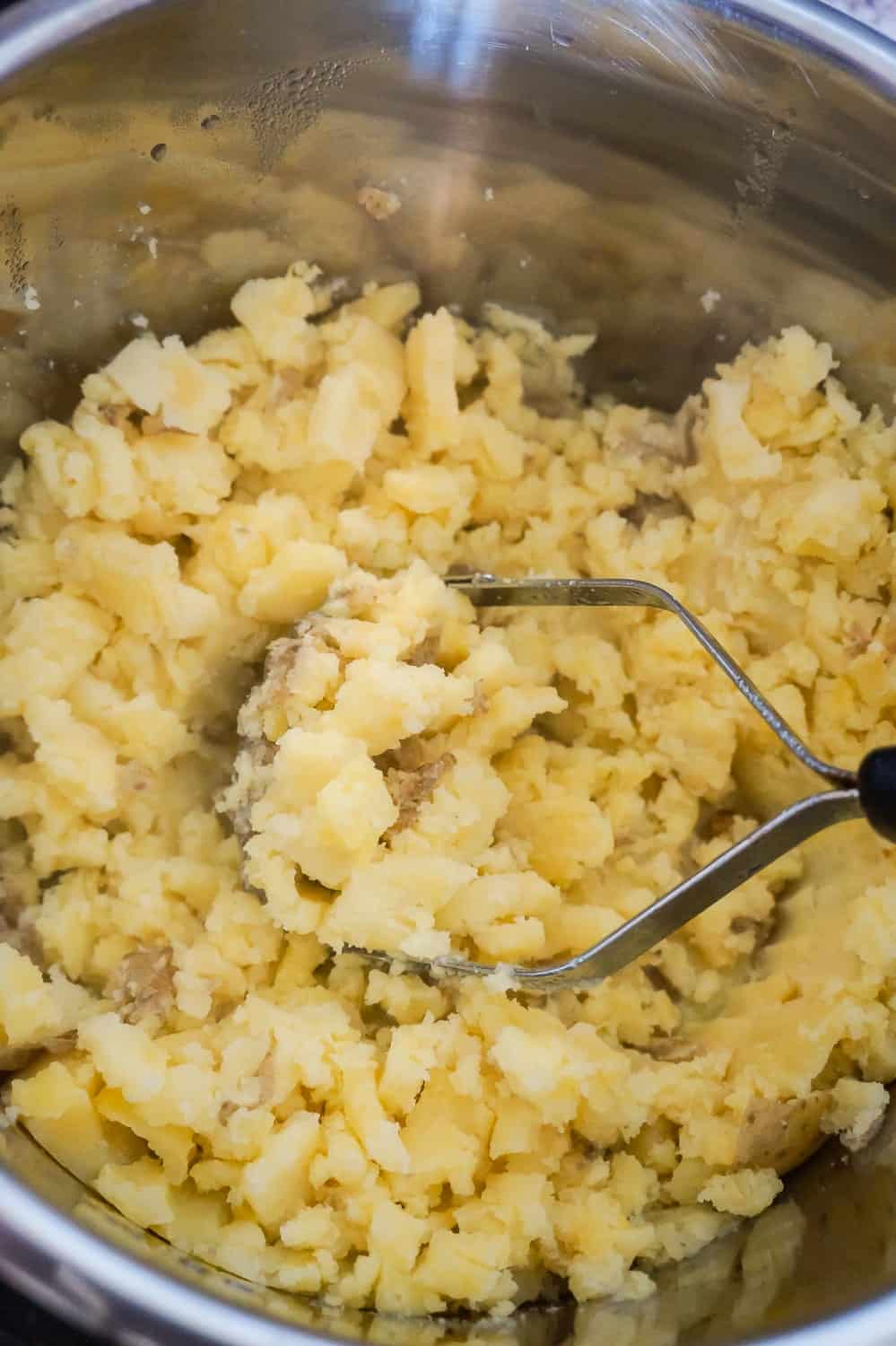 mashed potatoes in an Instant Pot