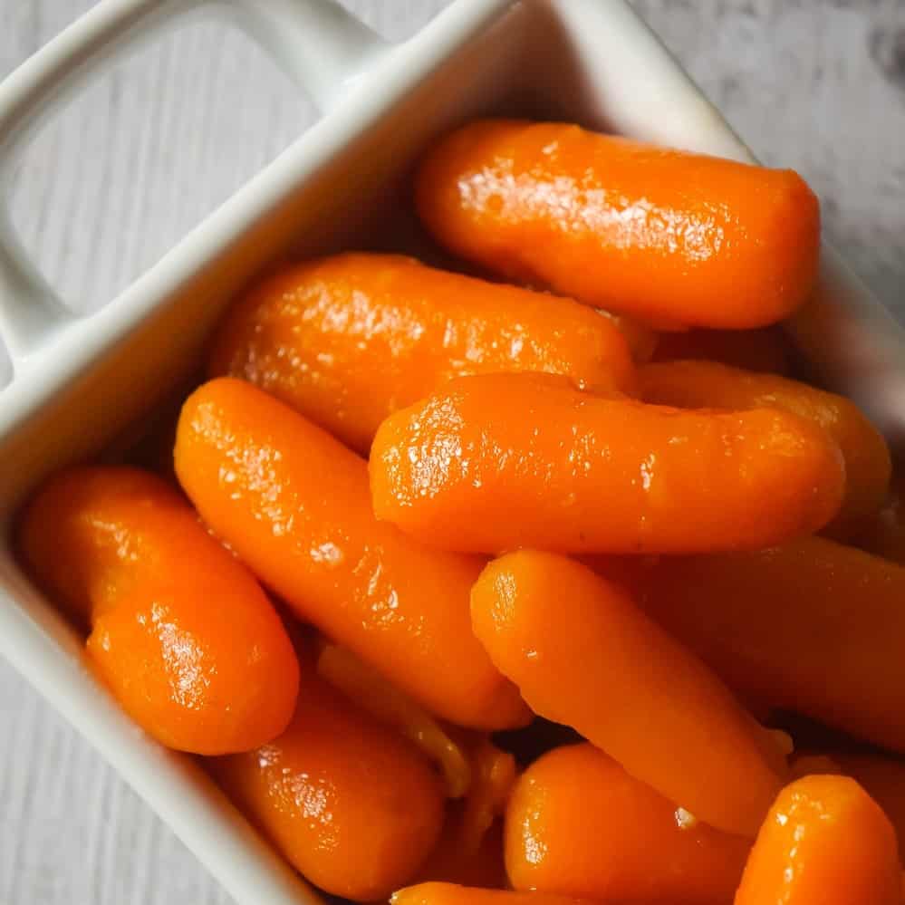 Instant Pot Glazed Carrots are an easy pressure cooker side dish recipe using butter, brown sugar, garlic puree and Worcestershire sauce.