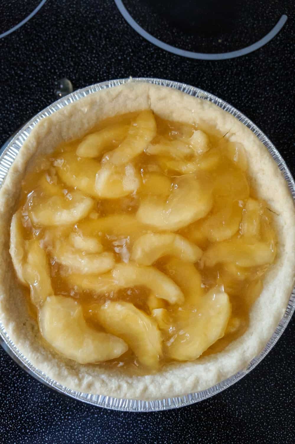 apple pie filling in crust