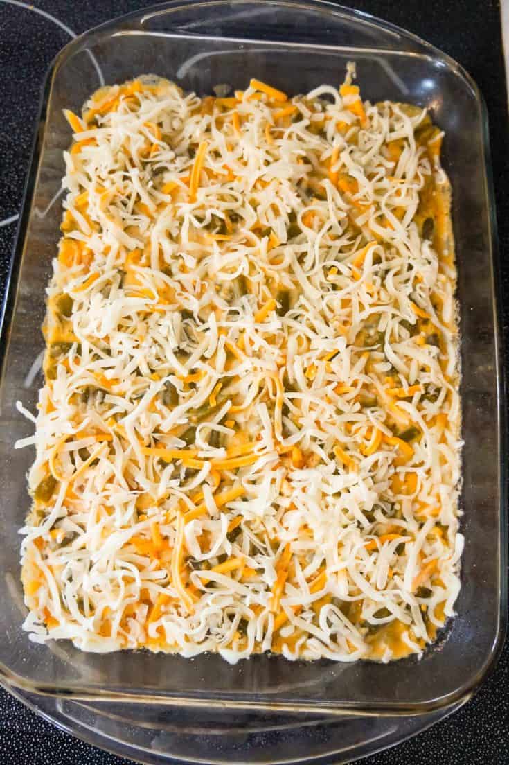 Cheesy Green Bean Casserole - THIS IS NOT DIET FOOD