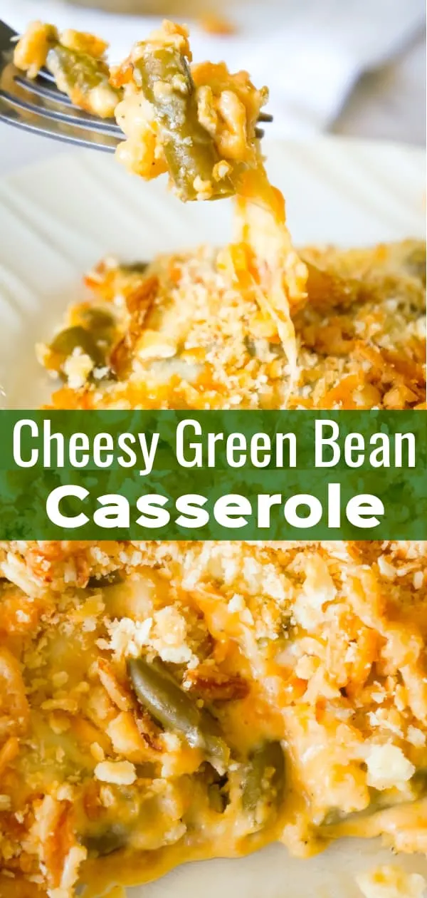 Cheesy Green Bean Casserole - THIS IS NOT DIET FOOD