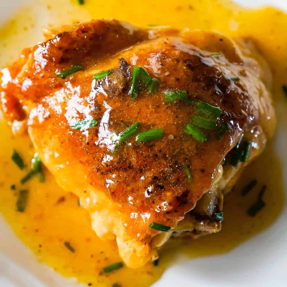 Instant Pot Chicken Thighs is a delicious pressure cooker chicken recipe with gravy cooked all in one pot.