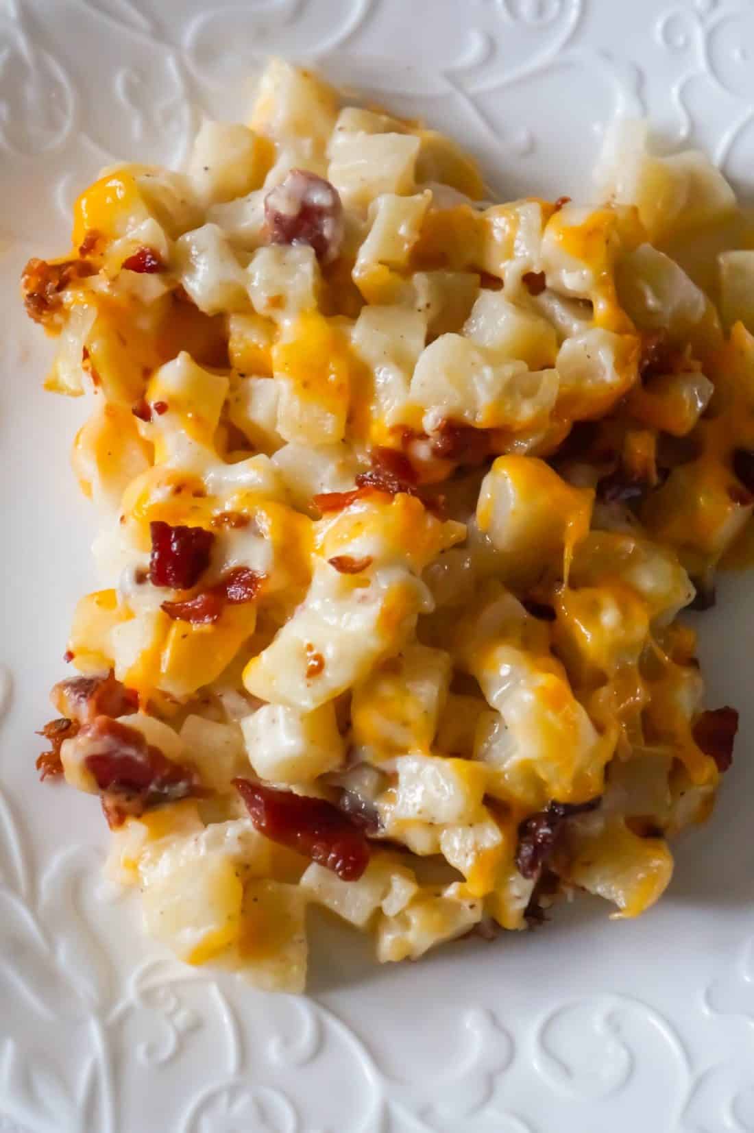 Cheesy Potato Casserole with Bacon THIS IS NOT DIET FOOD