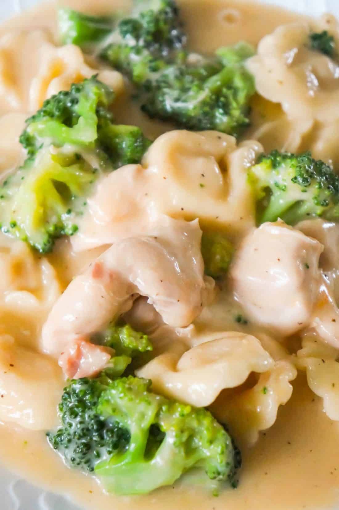 Instant Pot Cheesy Tortellini with Chicken and Broccoli THIS IS NOT DIET FOOD