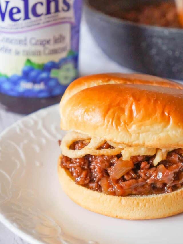 How to Make Grape Jelly BBQ Sloppy Joes THIS IS NOT DIET FOOD