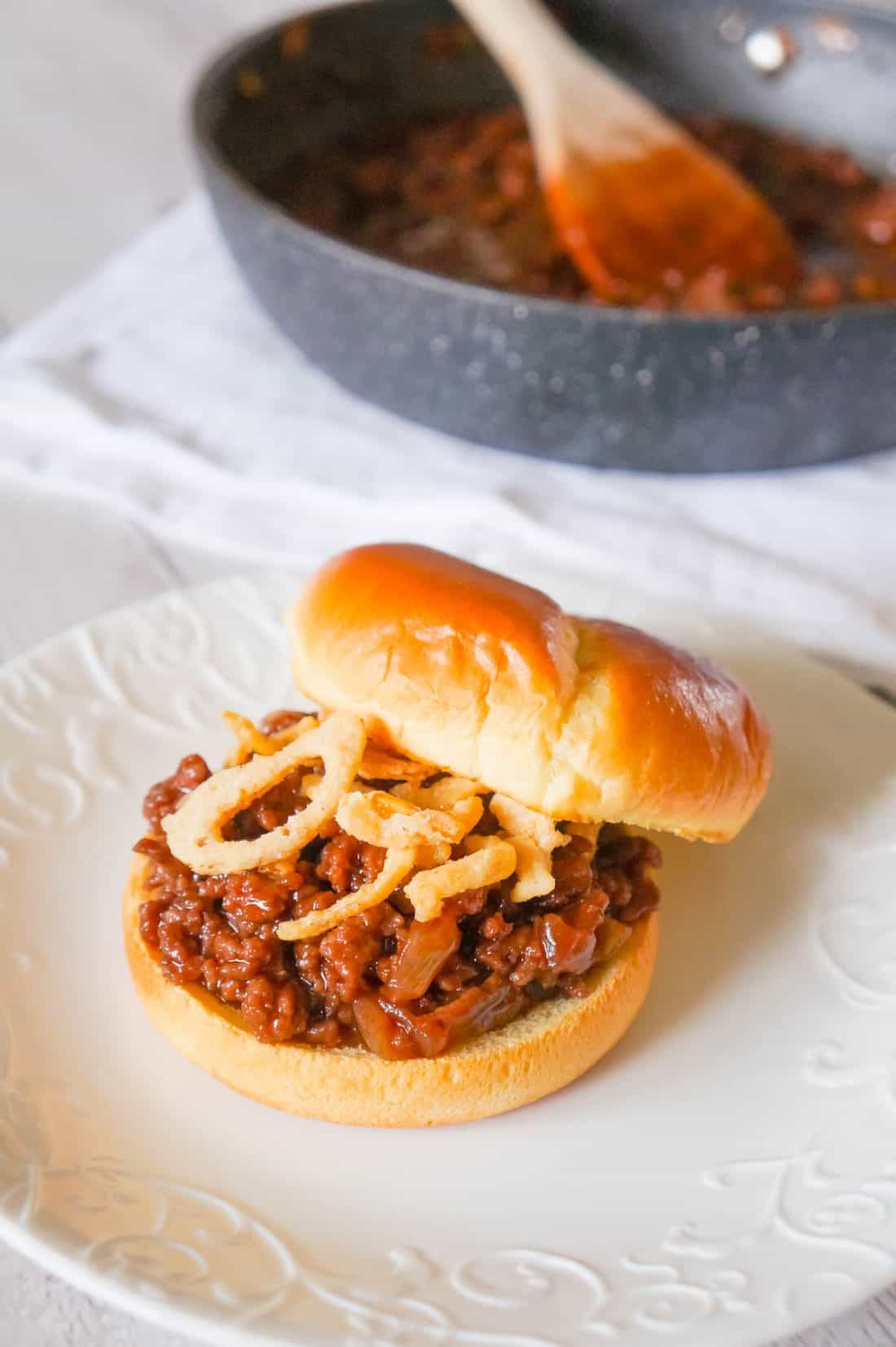Grape Jelly BBQ Sloppy Joes THIS IS NOT DIET FOOD
