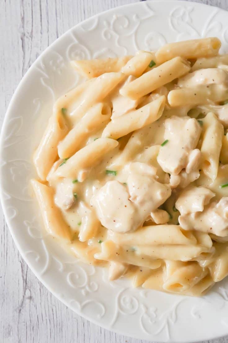 Instant Pot Garlic Parmesan Chicken and Pasta THIS IS NOT DIET FOOD