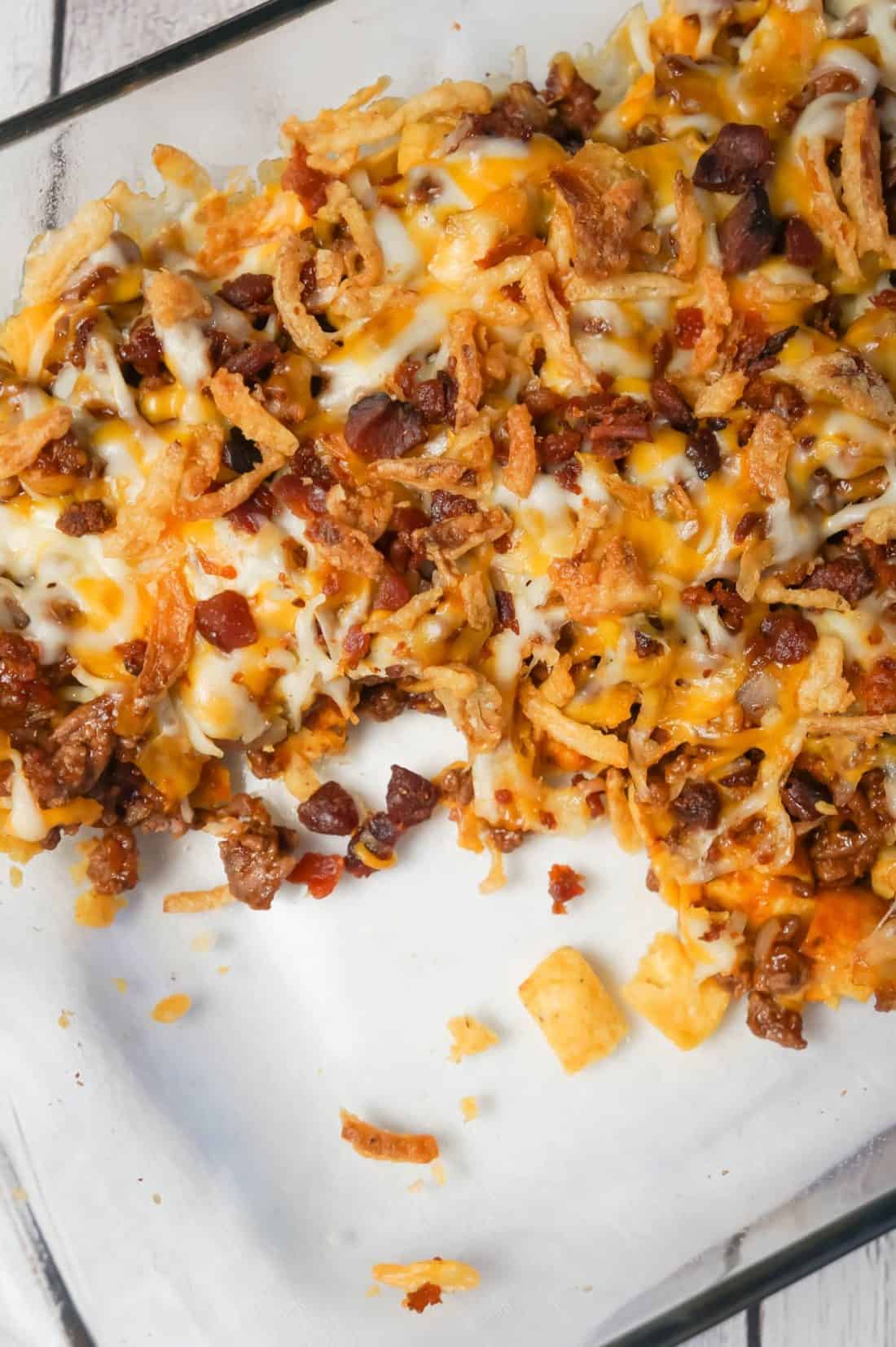 BBQ Bacon Cheeseburger Frito Pie THIS IS NOT DIET FOOD