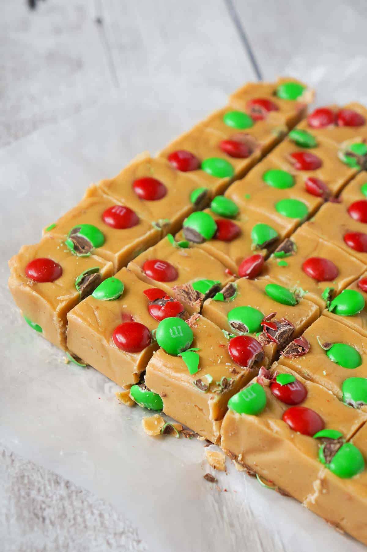 Peanut Butter Christmas Fudge - This is Not Diet Food