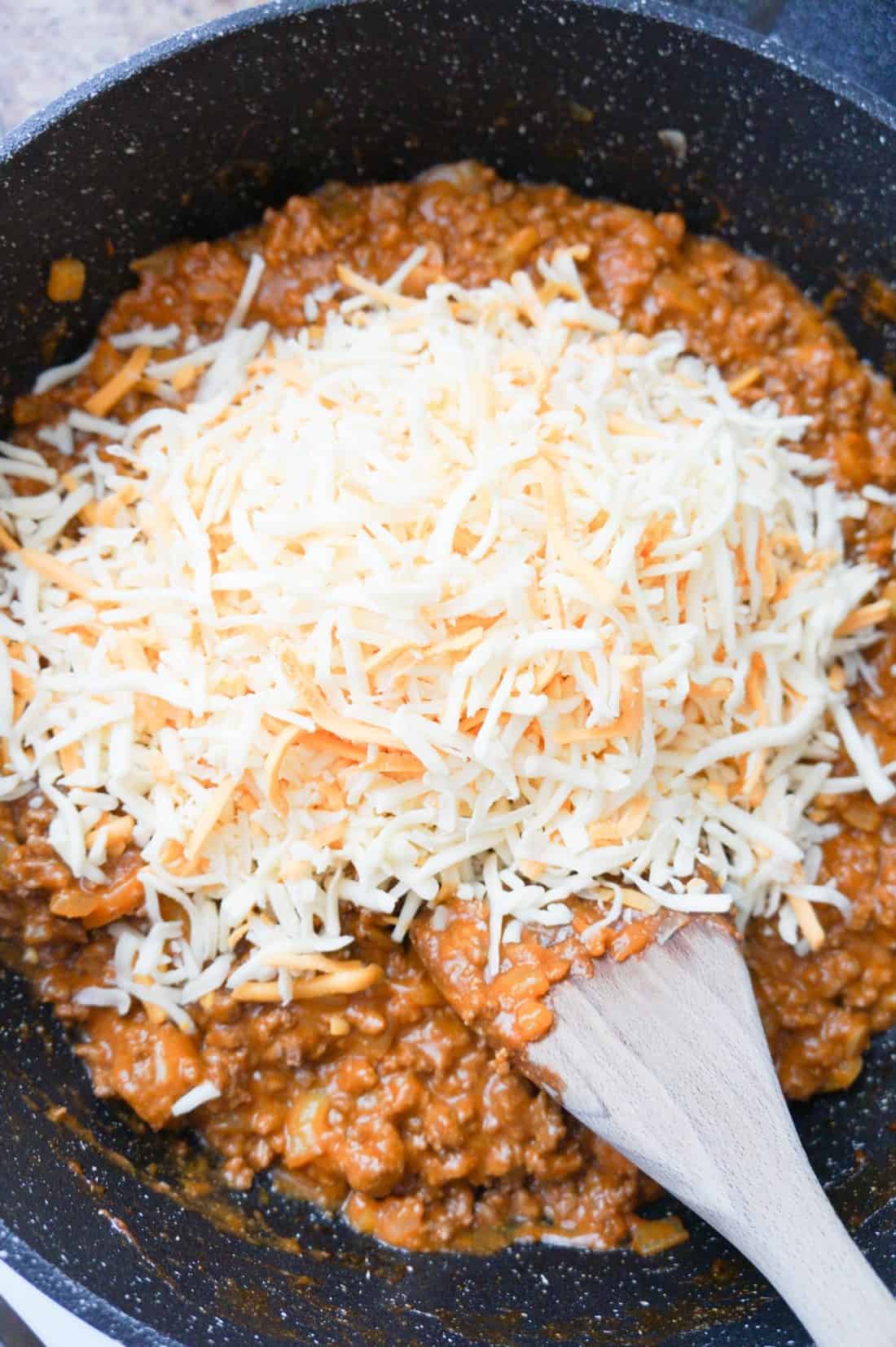 Cheesy Sloppy Joes - THIS IS NOT DIET FOOD
