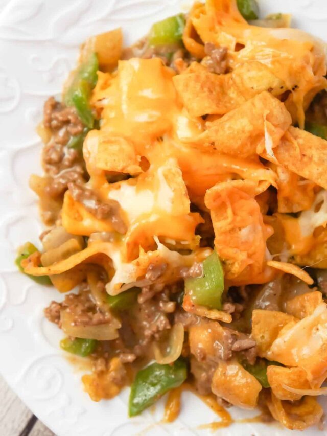 How to Make Philly Cheese Steak Frito Pie
