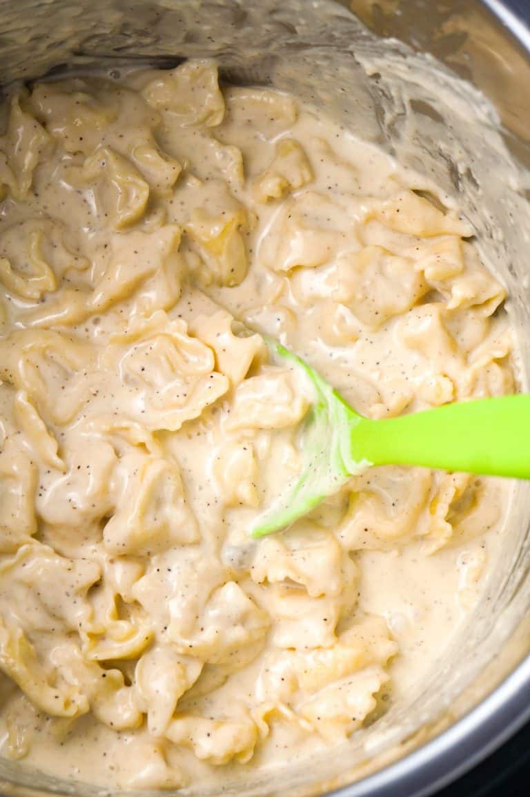 Instant Pot Tortellini Alfredo THIS IS NOT DIET FOOD