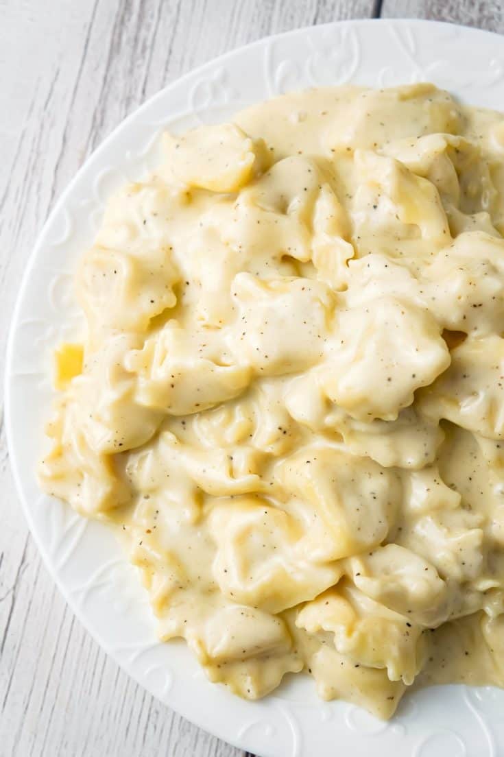 Instant Pot Tortellini Alfredo THIS IS NOT DIET FOOD