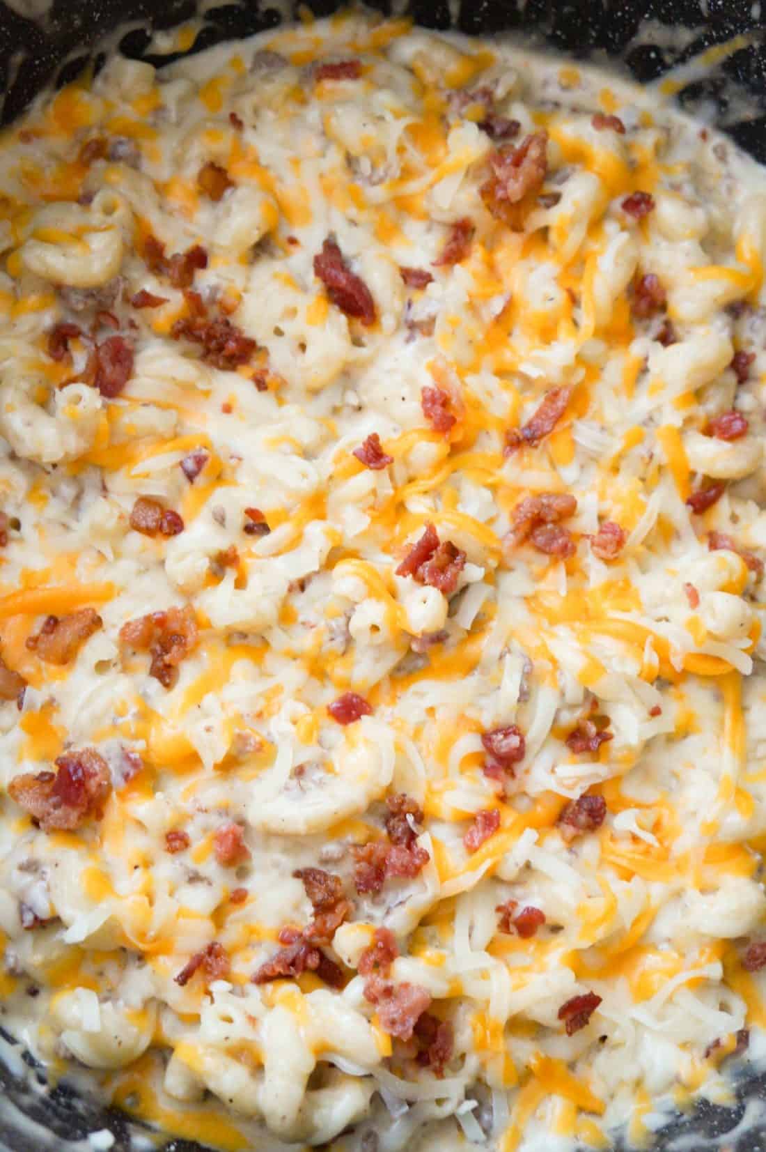 One Pot Bacon Cheeseburger Pasta THIS IS NOT DIET FOOD