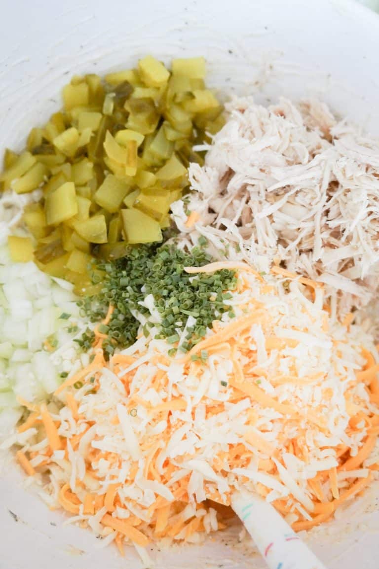 Dill Pickle Chicken Pasta Salad THIS IS NOT DIET FOOD