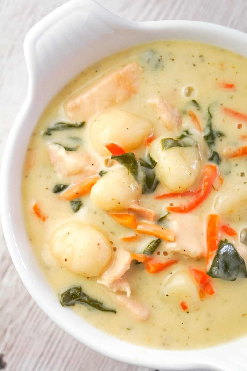 Instant Pot Chicken Gnocchi Soup THIS IS NOT DIET FOOD