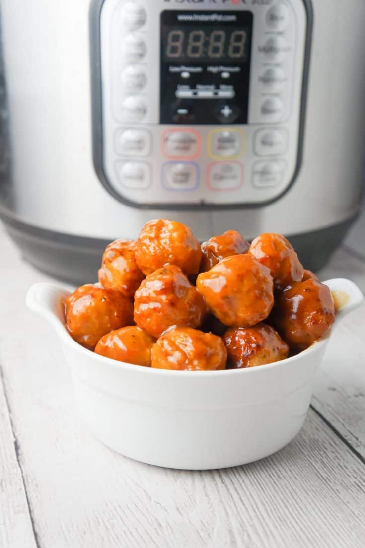 Instant Pot Cranberry Mustard Turkey Meatballs THIS IS NOT DIET FOOD